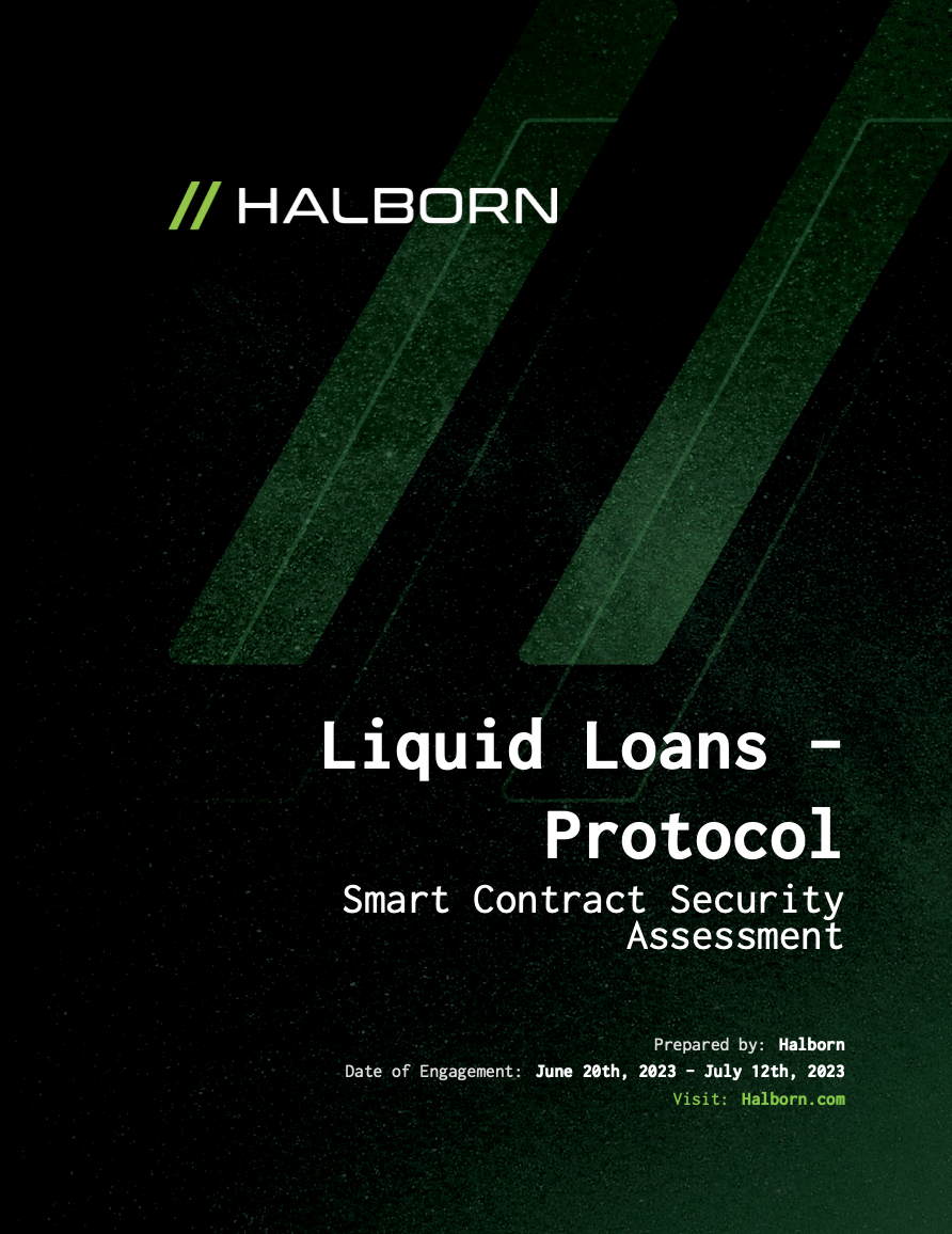 Liquid Loans Audit Report by Halborn.jpeg